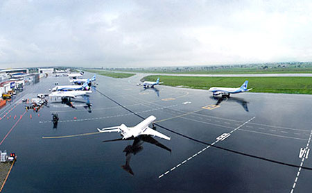 Base de apoyo el aeropuerto de Toluca