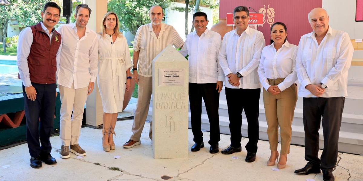 Colocan primera piedra de Parque Oaxaca, proyecto de 6 mil millones impulsado por Fibra Danhos.