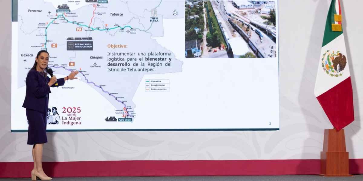 El proyecto impulsa la conectividad, la inversión y el bienestar en el sur-sureste mexicano.