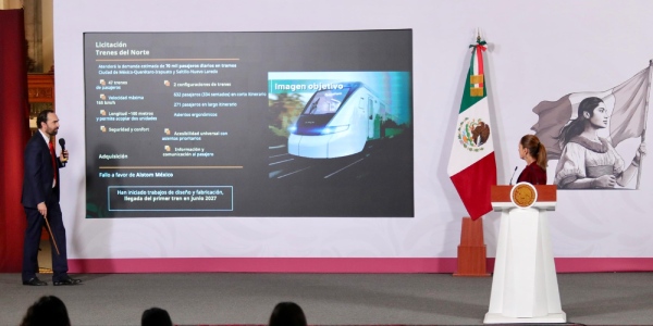 Red de trenes de pasajeros acelera obras; AIFA-Lechería iniciarán pruebas