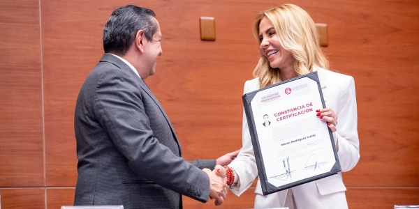 Ivette Morán llama a construir acuerdos tras certificación de facilitadores del PJEdomex