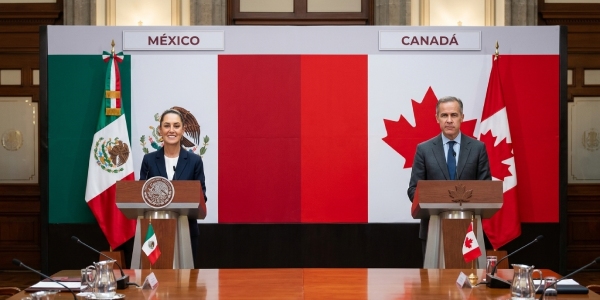 T-MEC y comercio transfronterizo dominan diálogo Sheinbaum y Carney