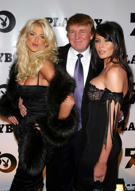 Real Estate Market & Lifestyle,Donald Trump,Bienes Raíces,Miami,Gil Dezer,Michael,Dezer, Victoria Silvestedt, Donald Trump y Melania Knauss en la celebración de aniversaio de Playboy