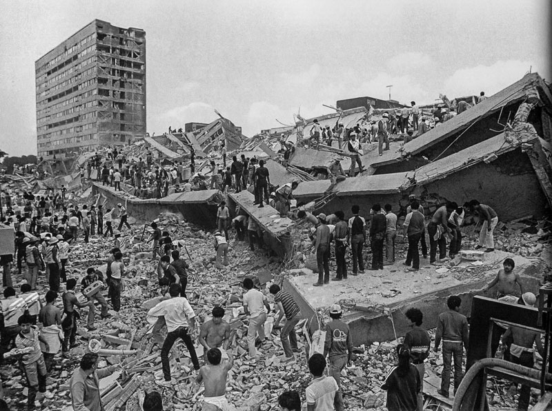 Real Estate,En 1985, el Edificio Nuevo León, en Tlatelolco, cobró la vida a cientos.