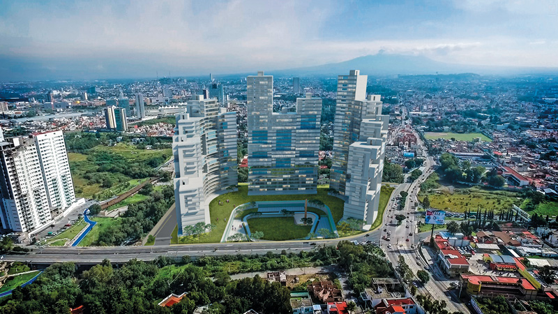 Real Estate Market &amp; Lifestyle,Real Estate, Propuestas y Apuestas por México,Salvador Daniel Kabbaz Zaga, Central Park en Puebla contempla la construcción de 800 departamentos en 31,153 m². 