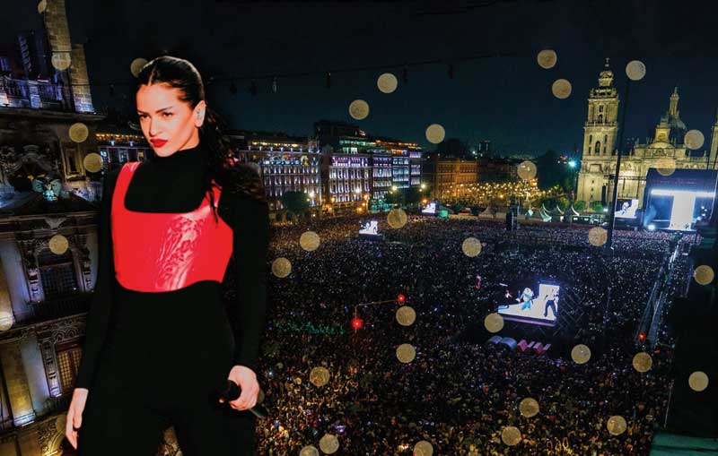 Real Estate,Real Estate Market and Lifestyle,Real Estate Market &amp; Lifestyle,Bioarquitectura, La cantante española Rosalía en el Zócalo Capitalino.