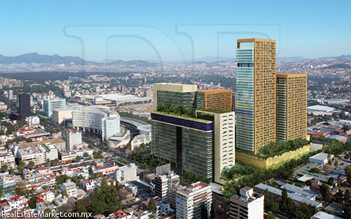 Miyana tendrá una construcción total  de 511,243 m2.