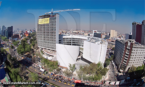 Panorámica de las Oficinas del Senado en Reforma, México D.F.