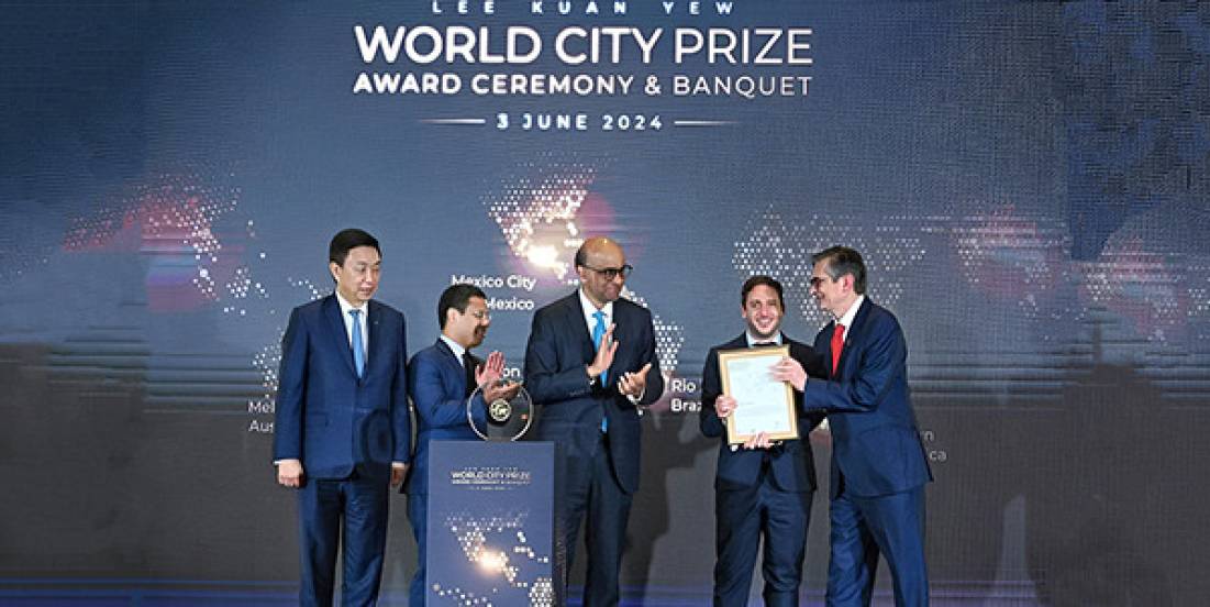Ciudades ganadoras del premio Lee Kuan Yew abordarán problemáticas urbanas