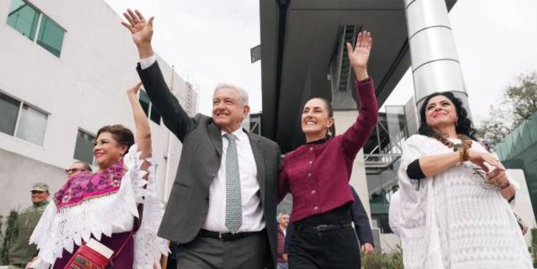 Inaugura AMLO y Sheinbaum cuarta sección de Chapultepec