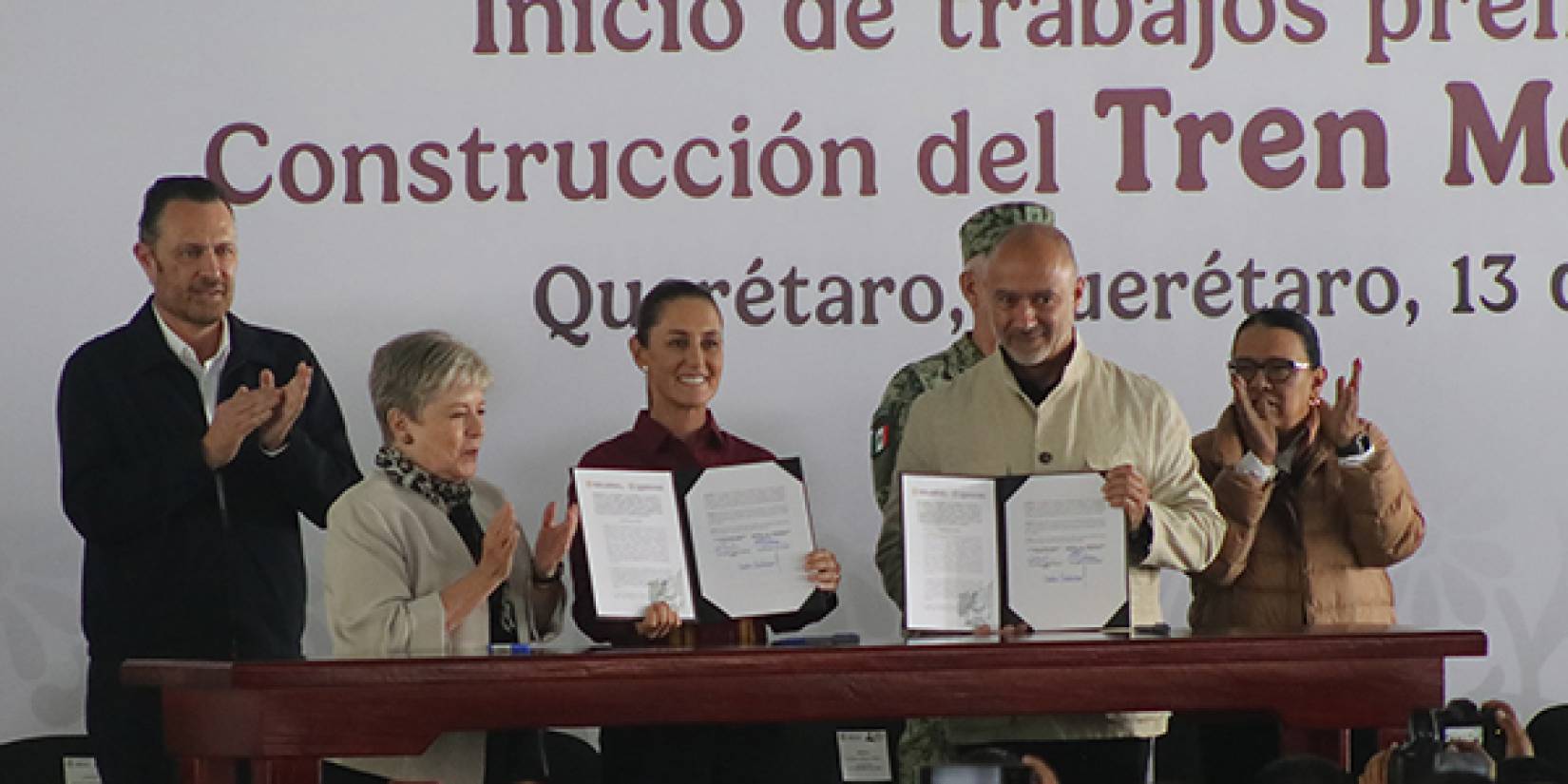 Inician trabajos preliminares para la construcción del Tren México-Querétaro