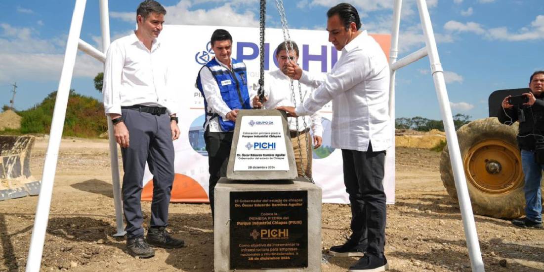 Arranca construcción del Parque Industrial en Berriozábal, Chiapas