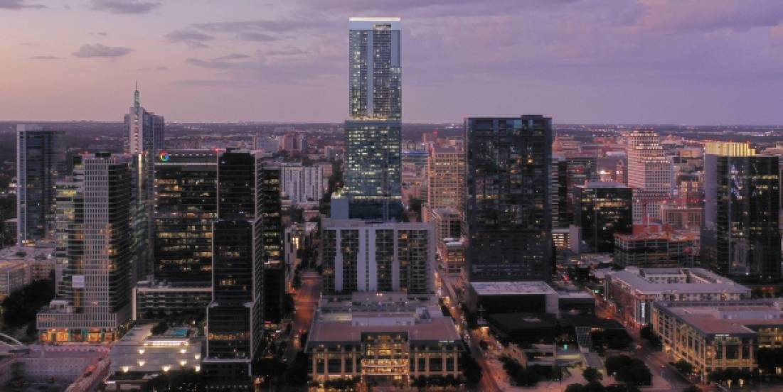 Finaliza construcción de Sixth and Guadalupe, el edificio más alto de Austin