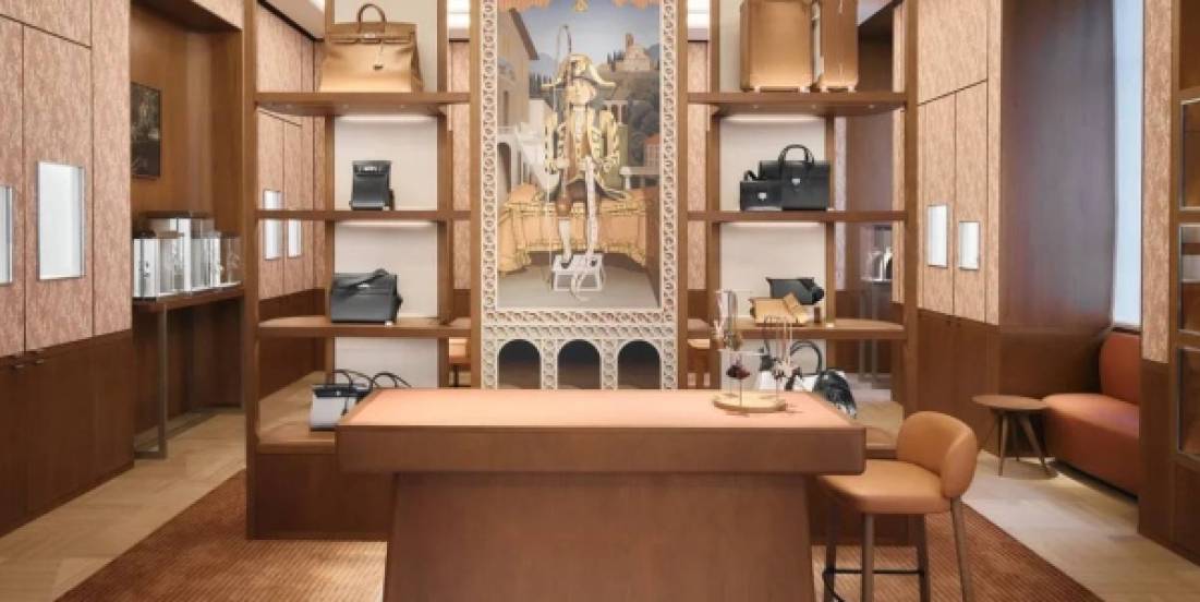 Así lucen los interiores de la nueva boutique Hermès en Florencia