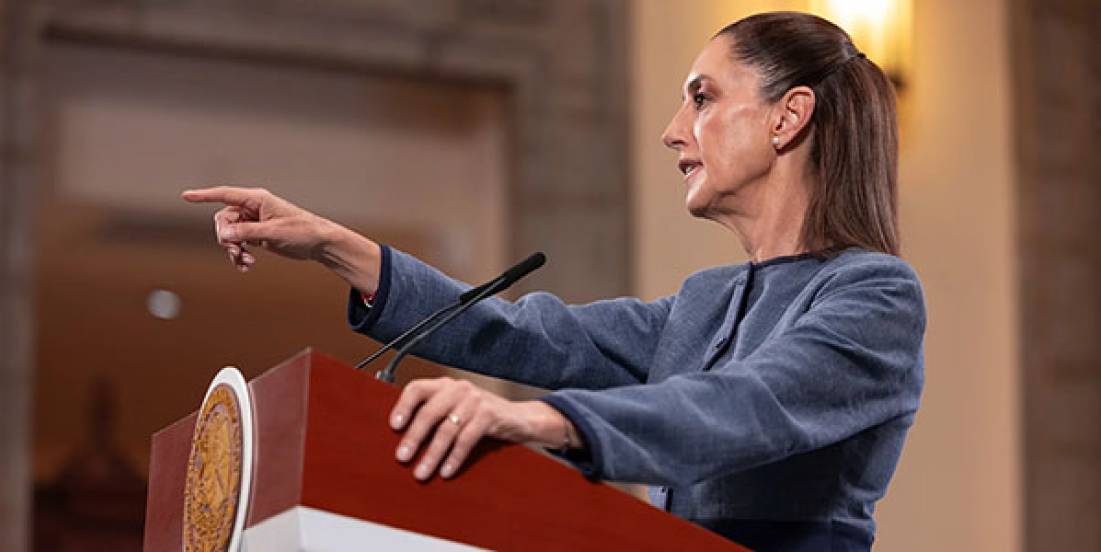 La presidenta Sheinbaum condena actos de violencia en Los Ángeles