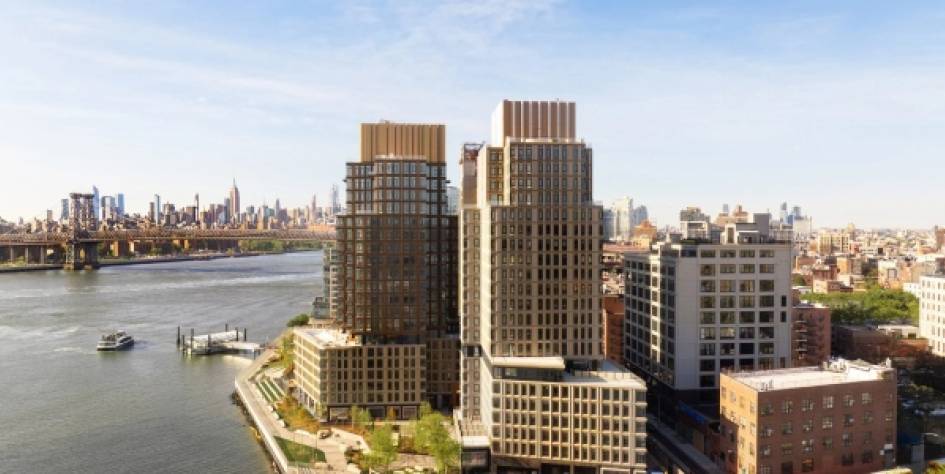 Dos nuevas torres redefinen el skyline de Williamsburg Wharf
