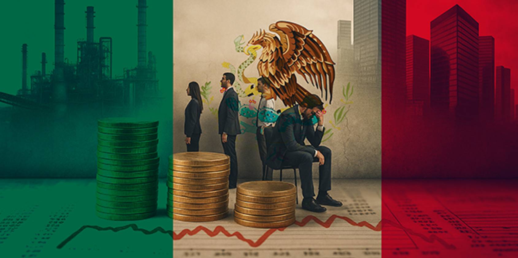 La economía mexicana se estanca en mayo; cautela para el resto del año
