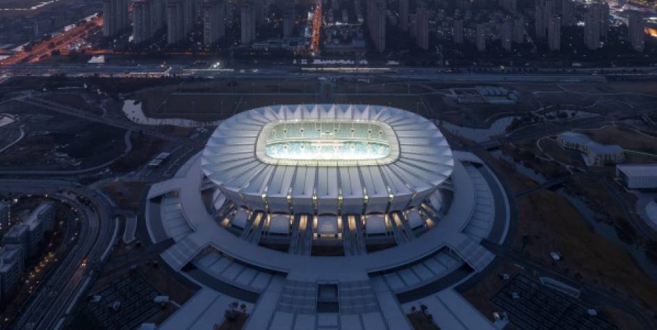Un estadio que conecta arquitectura, paisaje y cultura en el corazón de China