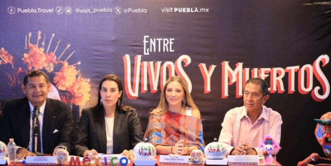 Se esperan +850 mil visitantes en Puebla durante temporada de Día de Muertos