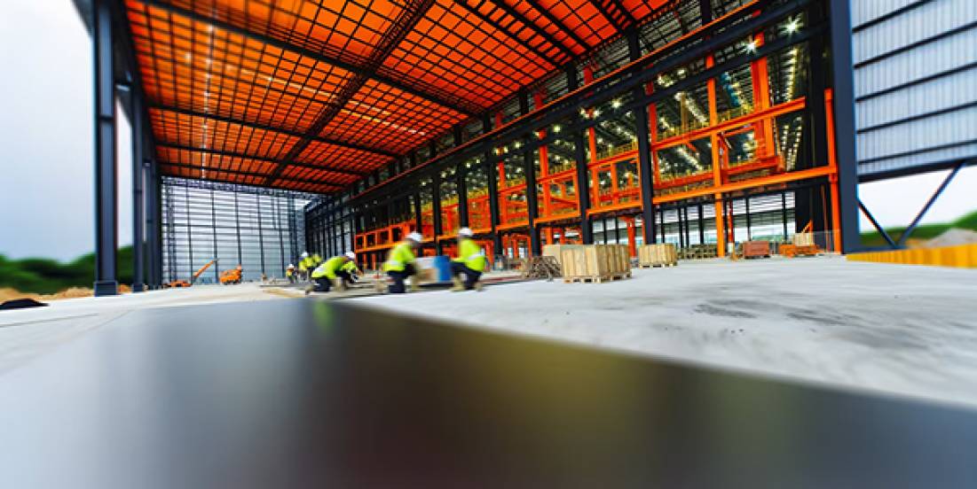 Contracción en construcción industrial de Querétaro al cierre de noviembre