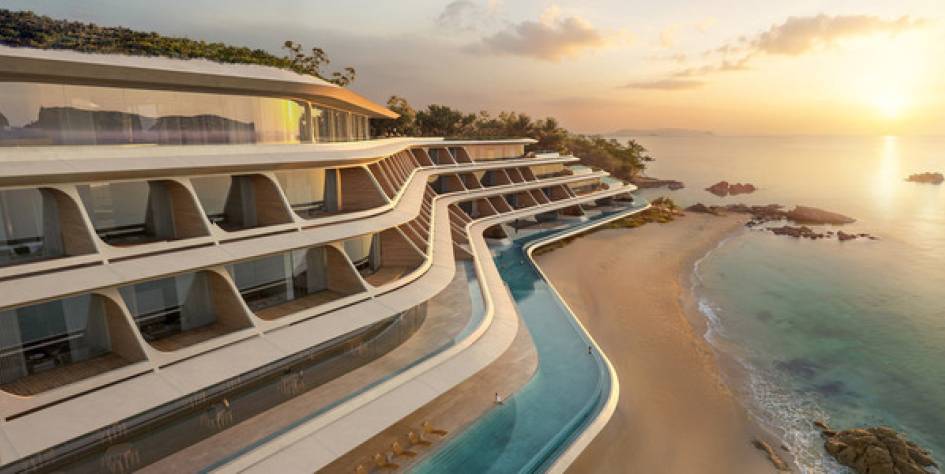 Zaha Hadid Architects diseña hotel futurista en Okinawa