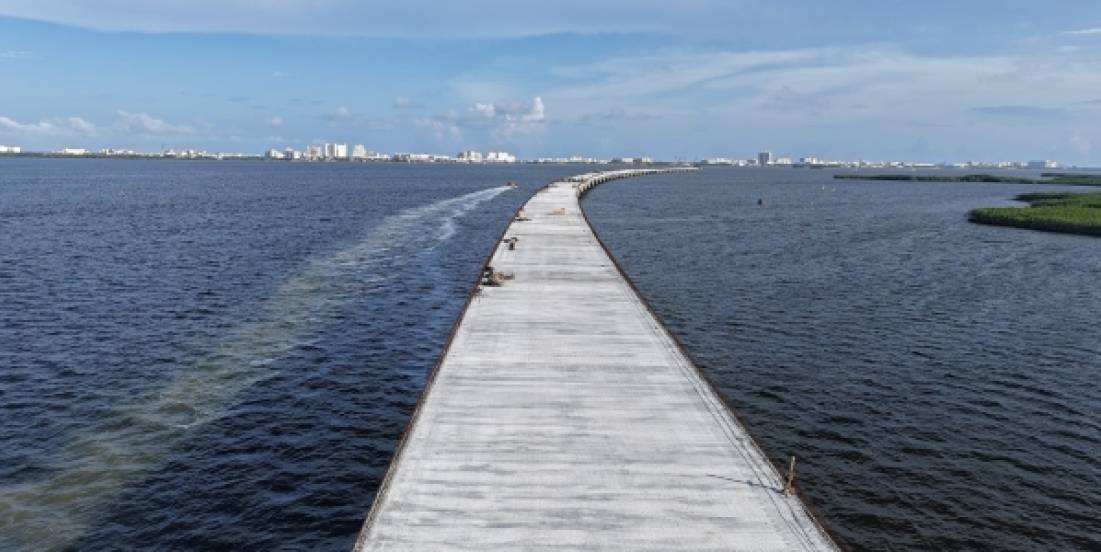 Puente Nichupté entra en su etapa final y transformará la movilidad en Cancún