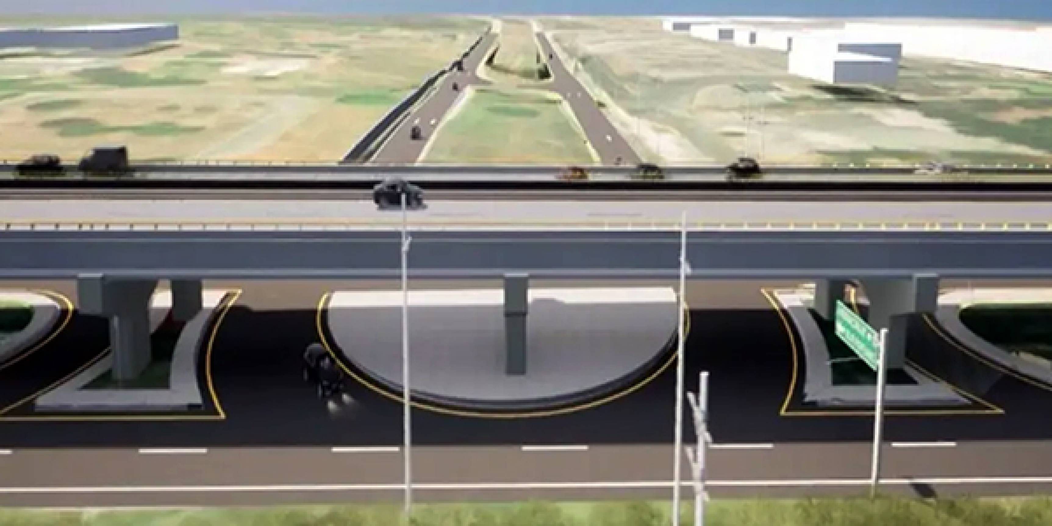 Distribuidor vial al puerto de Veracruz avanza 50% y estará listo en junio