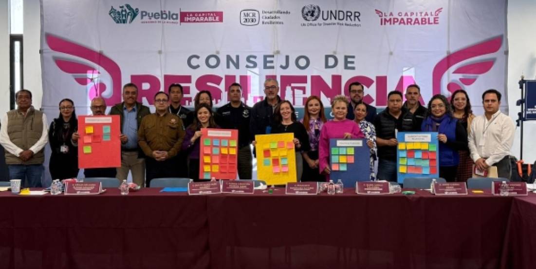 Puebla capital se suma a iniciativa de la ONU para fortalecer resiliencia urbana