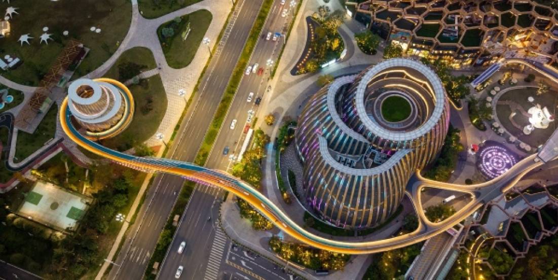 Pelli Clarke & Partners diseña distrito urbano junto a estación en Yibin