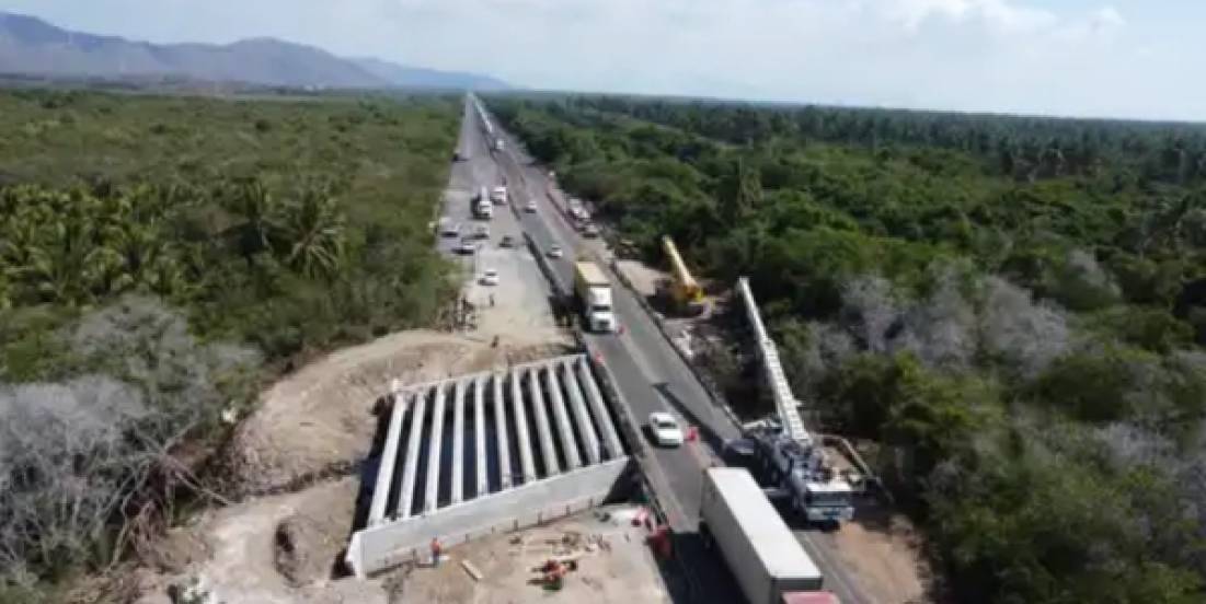 Modernización de la autopista Armería-Manzanillo avanza y fortalece conectividad