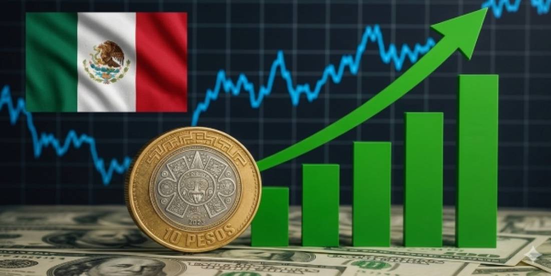 Peso mexicano gana terreno tras acuerdo entre Estados Unidos e Irán