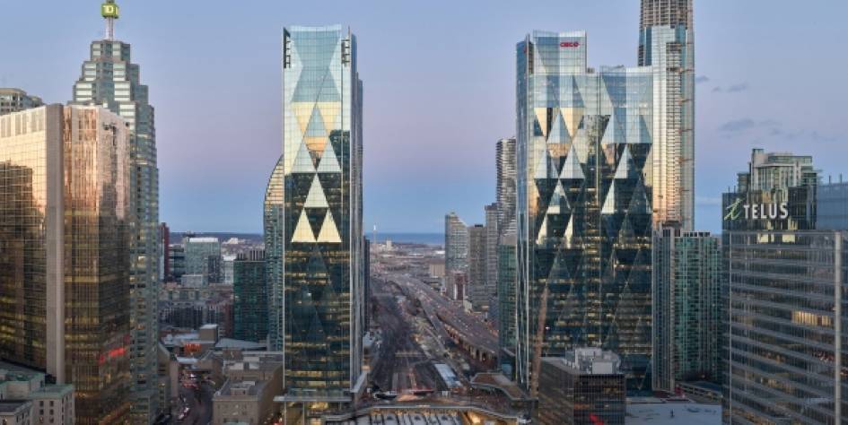 WilkinsonEyre culmina el nuevo corazón financiero de Toronto