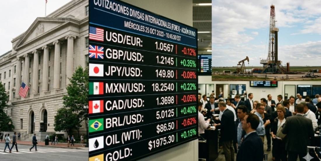 Peso mexicano resiste dólar fuerte y gana terreno: Mercados atentos a la FED