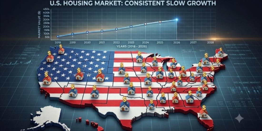 Precios de vivienda crecerán menos que la inflación en Estados Unidos