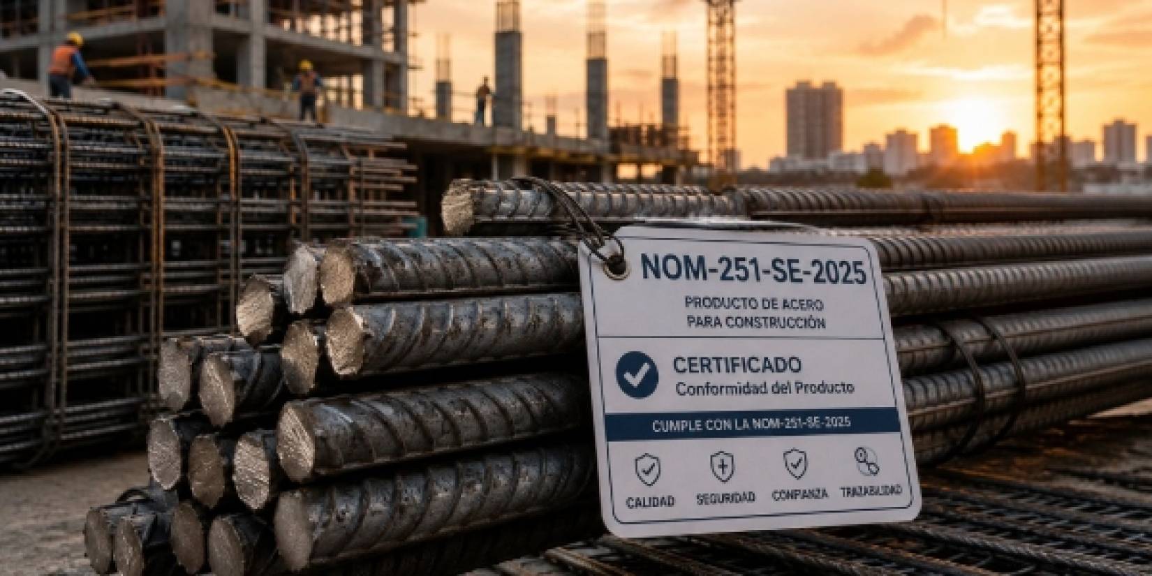 Acero para construcción tendrá nuevos controles de calidad a partir de agosto