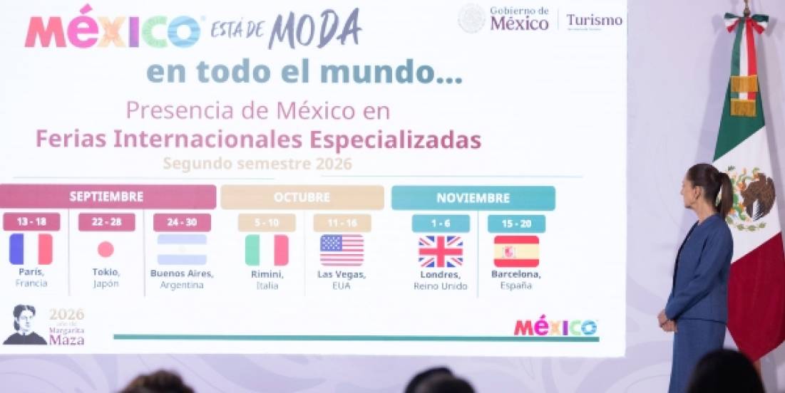 Viajeros internacionales a México crecen 7.7% en primer semestre de 2026